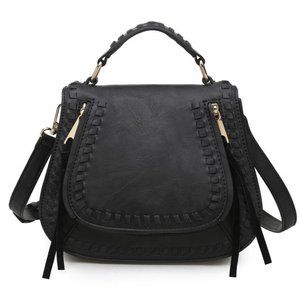 Mini Khloe Crossbody Bag - Black
